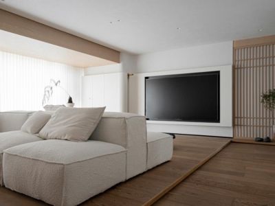 巴中碧桂园日式风格128平米三居室装修案例