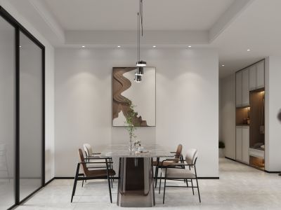 星河城学府-128㎡-现代风效果图