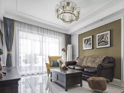 天誉誉府-107㎡-美式风效果图