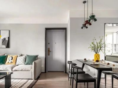 天誉誉府-110㎡-现代风效果图