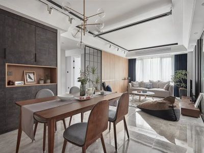 碧桂园官厅蓝110平北欧三居装修案例