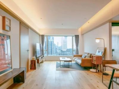 中迪广场-100㎡-日式风效果图