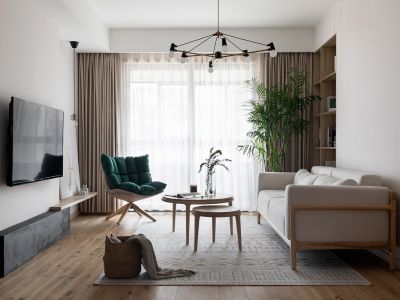 康嘉园-114㎡-日式风效果图