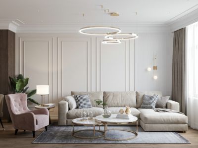 北京悦府-134㎡-欧式风效果图