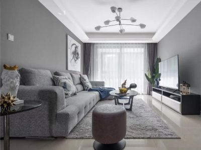 达安花园-136㎡-现代风效果图