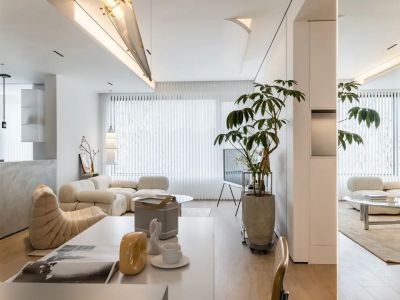 世纪滨江-89㎡-极简风效果图