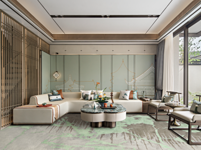 兴创荣墅-273㎡-新中式风效果图