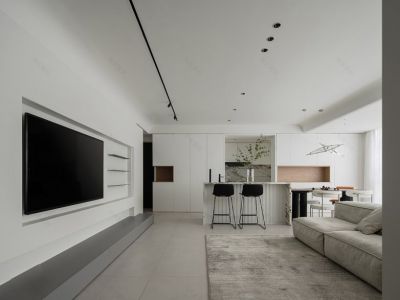 北京天誉-150㎡-现代风效果图