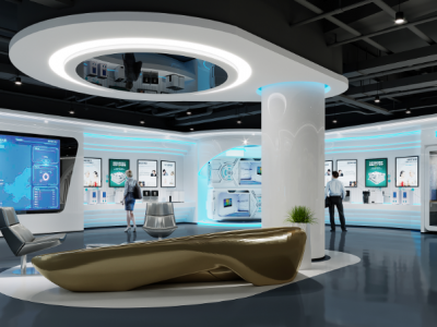 办公室-707㎡-现代风效果图