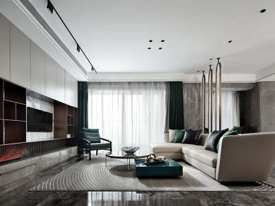 天地源平江观棠-125㎡-现代风效果图