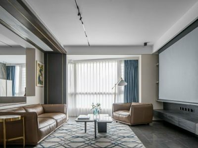 侨兴茗苑125㎡三居室现代风格装修案例