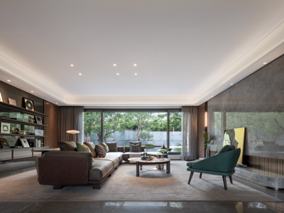 绿都·蘇和雅集-192㎡-现代风效果图