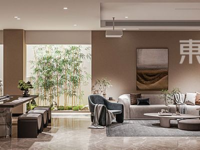 旭辉壹号院-370㎡-现代风效果图