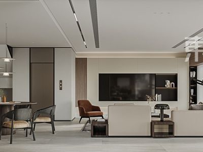 逅湾雅苑-360㎡-现代风效果图