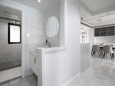 首开国风华韵-129㎡-现代风效果图