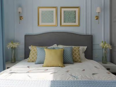 和平里-100㎡-美式风效果图