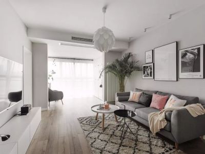 石榴园-70㎡-简约风效果图