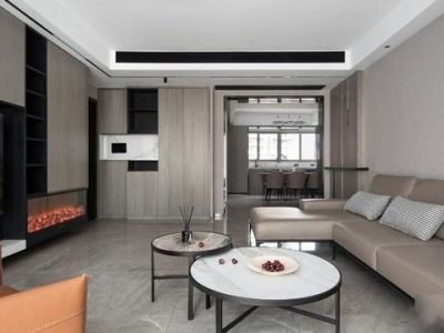 华润昆仑御109平米现代三居装修案例