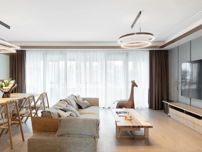 国贸天琴湾143平米北欧三居装修案例