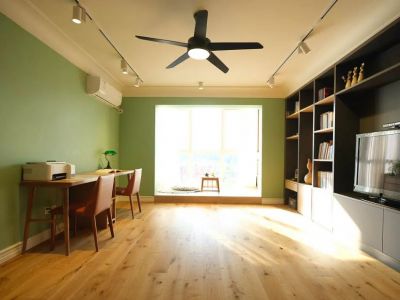 国贸蓝湾花园118平米简约三居装修案例