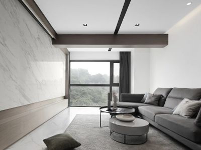 龙湖山庄-88㎡-简约风效果图