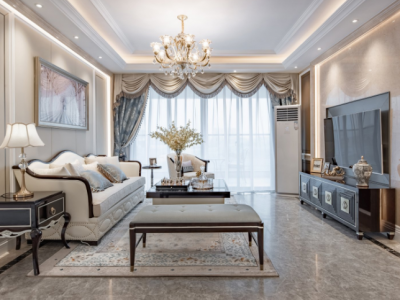 锦林花园-136㎡-欧式风效果图