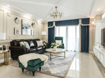 阳光花园金麒苑-152㎡-欧式风效果图