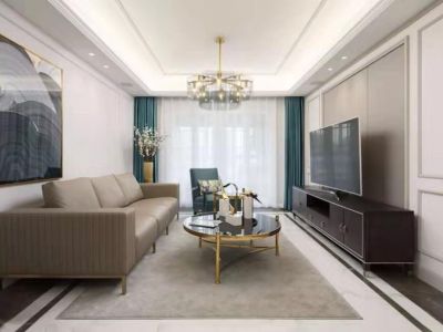 御景湾-112㎡-美式风效果图