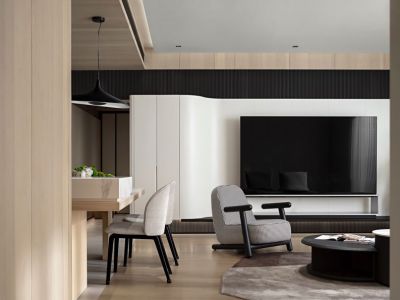 中海长安誉-130㎡-现代风效果图