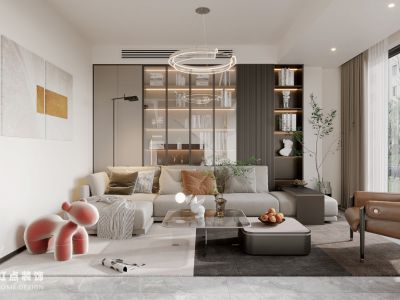 上城国际新界-170㎡-现代风效果图