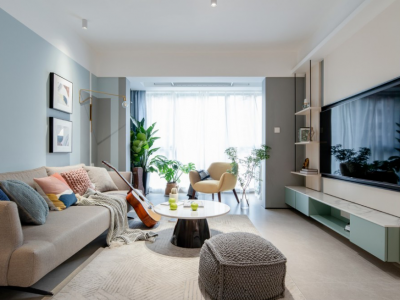 鲁商金悦城84平米现代二居装修案例