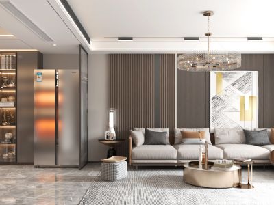 碧桂园云鼎145平现代风四居装修案例