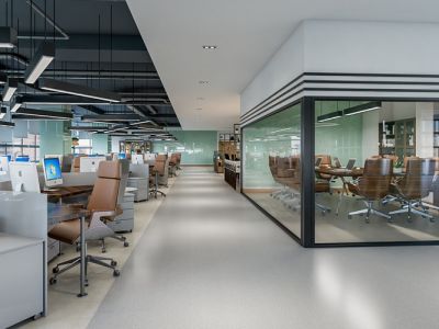 办公室-900㎡-绚丽风效果图