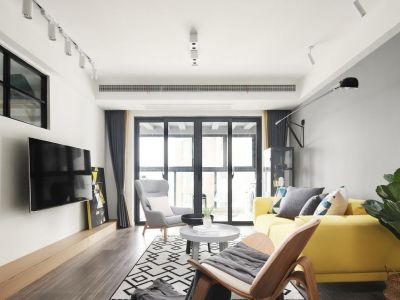 祈福名望天下-113㎡-北欧风效果图