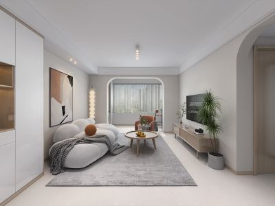 中铁四局-115㎡-现代风效果图