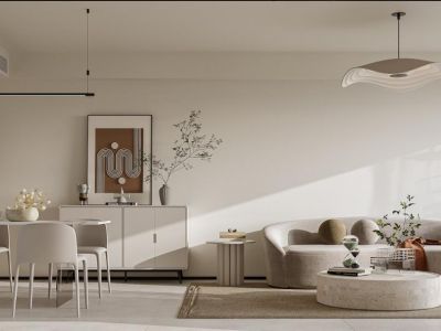 橡树湾-117㎡-现代风效果图