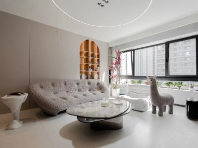 隐山观湖-138㎡-现代风效果图