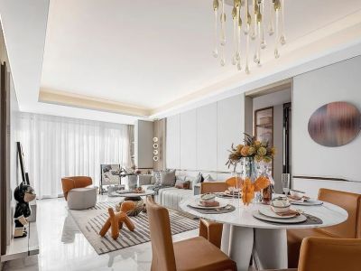 云未-120㎡-现代风效果图