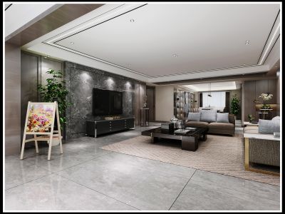 中广宜景湾尚城230平现代风四室二厅装修案例