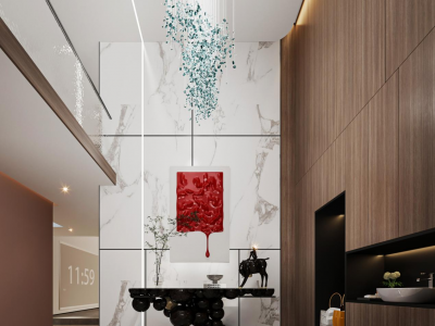 建滔裕园-500㎡-轻奢风效果图