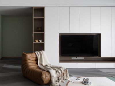 金地兿墅家-91㎡-现代风效果图