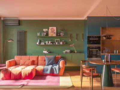 富裕园-98㎡-混搭风效果图