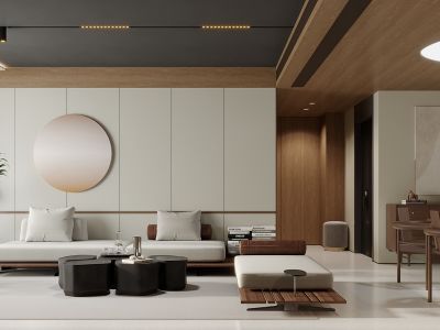 荣民捌号-169㎡-中式风效果图