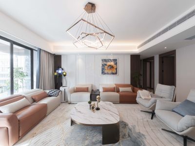 盛丰嘉园-117㎡-现代风效果图