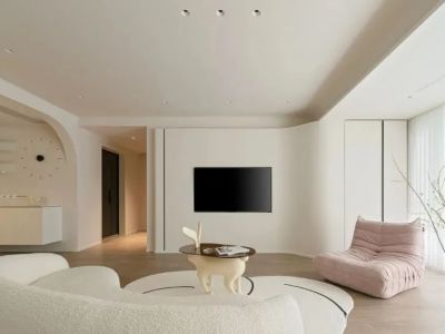 美的幸福时光-115㎡-极简风效果图