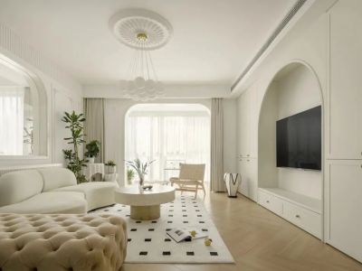 合能珍宝琥珀-115㎡-法式风效果图