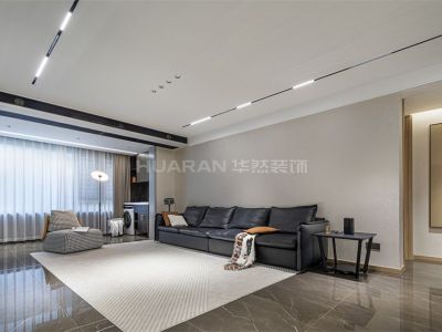 金鹏中国印148平四居室现代风格装修案例