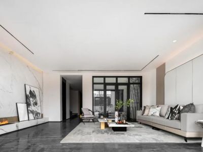 一里洋房-145㎡-现代风效果图