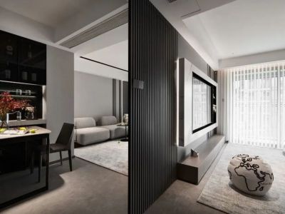 合生愉景湾-115㎡-现代风效果图