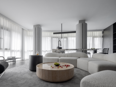 华润小径湾-117㎡-现代风效果图